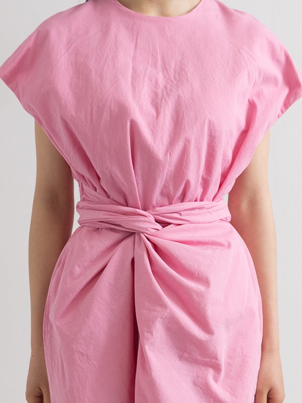 有機栽培綿袖なしラップドレス-COSMIC WONDER（コズミックワンダー）通販| st company
