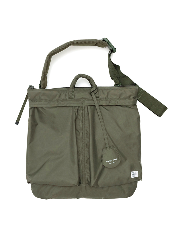 ブラック系完売<PORTER × HYKE> ヘルメット バッグ ラージ ...