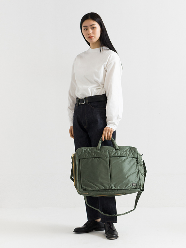 TANKER 3WAY BRIEFCASE-タンカー 3WAY ブリーフケース-PORTER ...