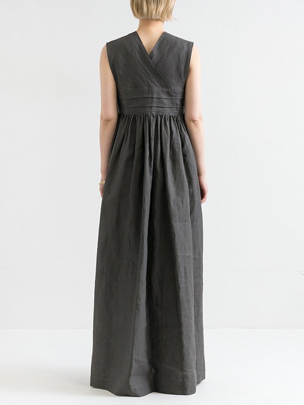 新品未使用 HYKE LINEN MAXI DRESS-