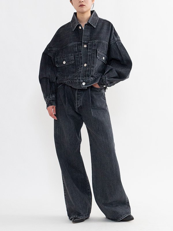 夜空 新品HYKE BALOON SLEEVE DENIM JACKET/TYPE2 | www.tegdarco.com