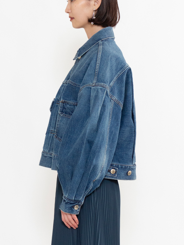 BALLOON SLEEVE DENIM JACKET/TYPE2-バルーンスリーブデニムジャケット ...