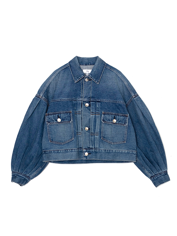 HYKE  BALLOON SLEEVE DENIM JACKET/TYPE2袖丈50cm