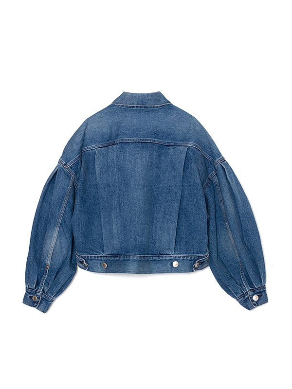 HYKE BALLOON SLEEVE DENIM JACKET/TYPE2 - electro-tel.com