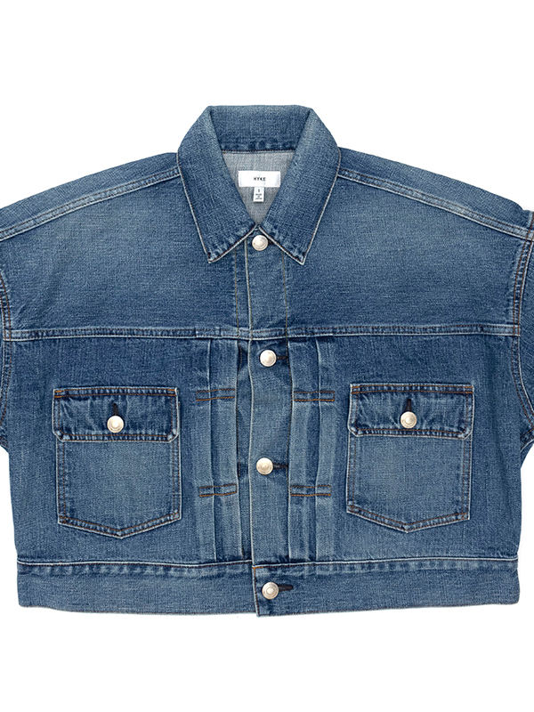 BALLOON SLEEVE DENIM JACKET/TYPE2-バルーンスリーブデニムジャケット-HYKE（ハイク）通販| st company