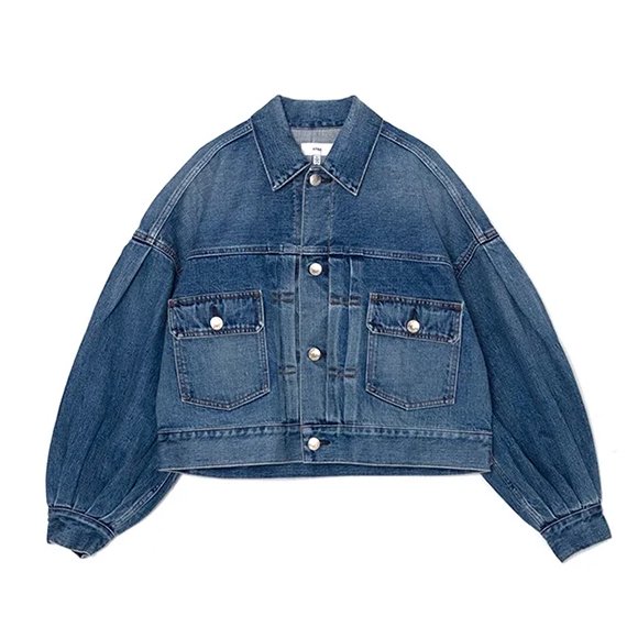 BALLOON SLEEVE DENIM JACKET/TYPE2-バルーンスリーブデニムジャケット ...