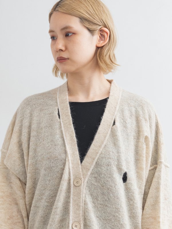 Damage knit cardigan-ダメージニットカーディガン-MM6（エムエム