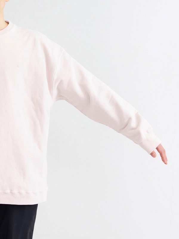 Natural dye urake oversized sweat  shirt-ナチュラルダイ裏毛オーバーサイズスウェットシャツ-ATON（エイトン）通販| st company