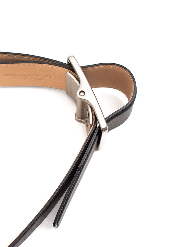 Graphpaper holeless leather classic belt-ホールレスレザー