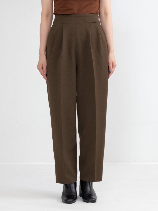 Amunzen high waist tapered pants-アムンゼンハイウエストテーパード-PHEENY（フィーニー）通販| st  company
