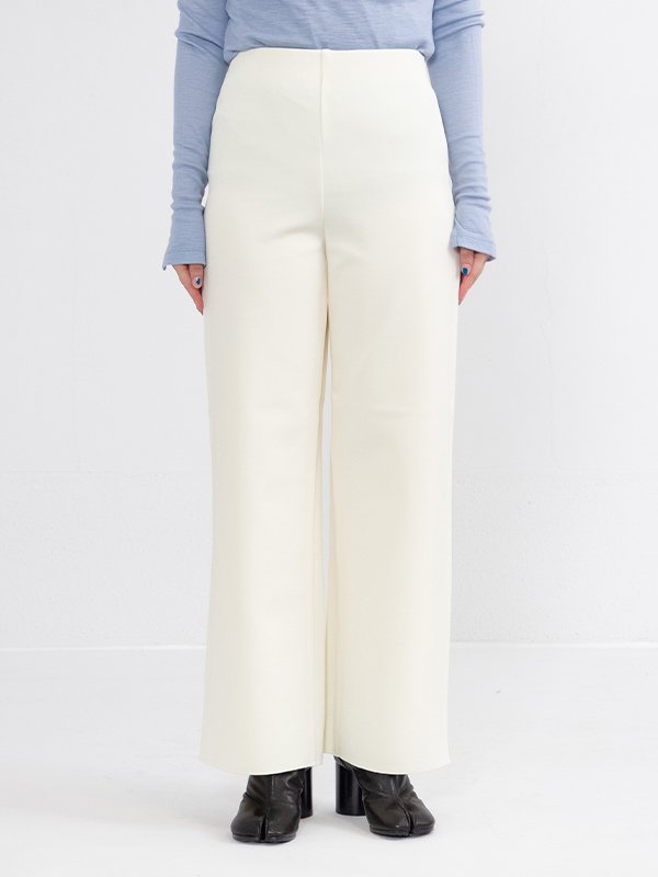 Rayon nylon ponte pants-レーヨンナイロンポンチパンツ-PHEENY