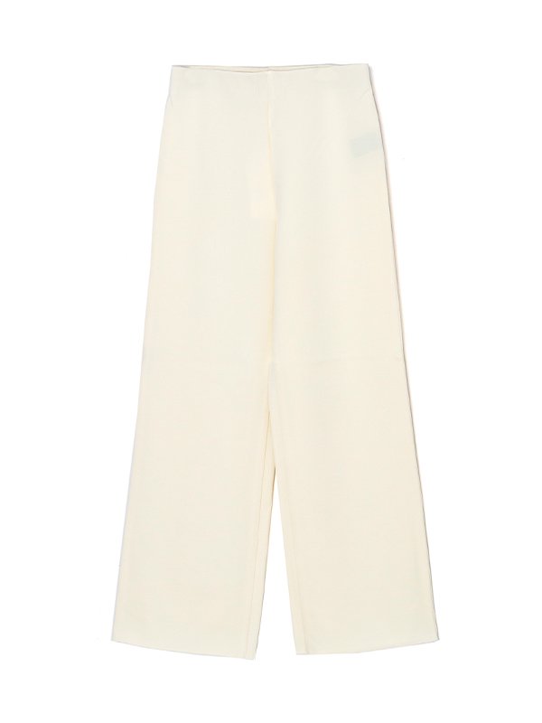 Rayon nylon ponte pants-レーヨンナイロンポンチパンツ-PHEENY