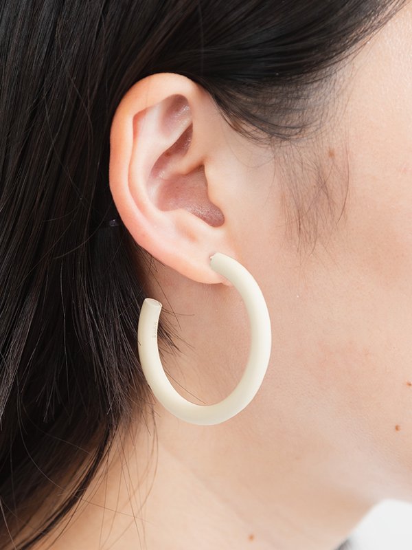 HOOP EARRINGS(LARGE)-フープイヤリング-HYKE（ハイク）通販| st company