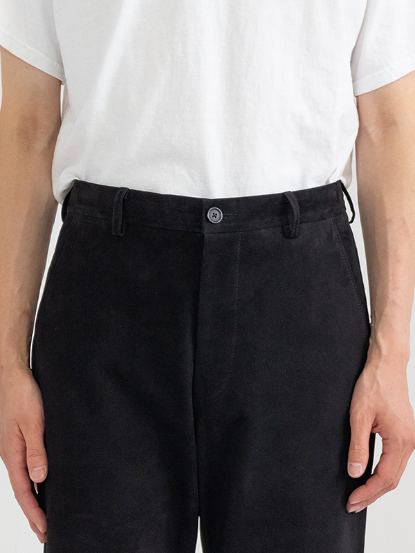 SEVEN BY SEVEN レザー フレアトラウザーズ Leather flare trousers-レザーフレアトラウザー-SEVEN BY SEVEN
