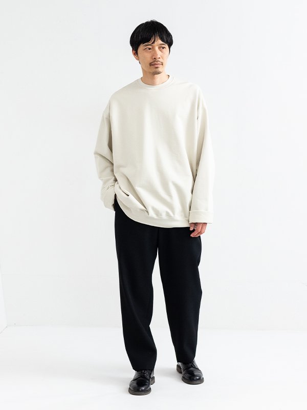 送料無料 激安 お買い得 キ゛フト COMPACT TERRY ROLL UP SLEEVE CREW