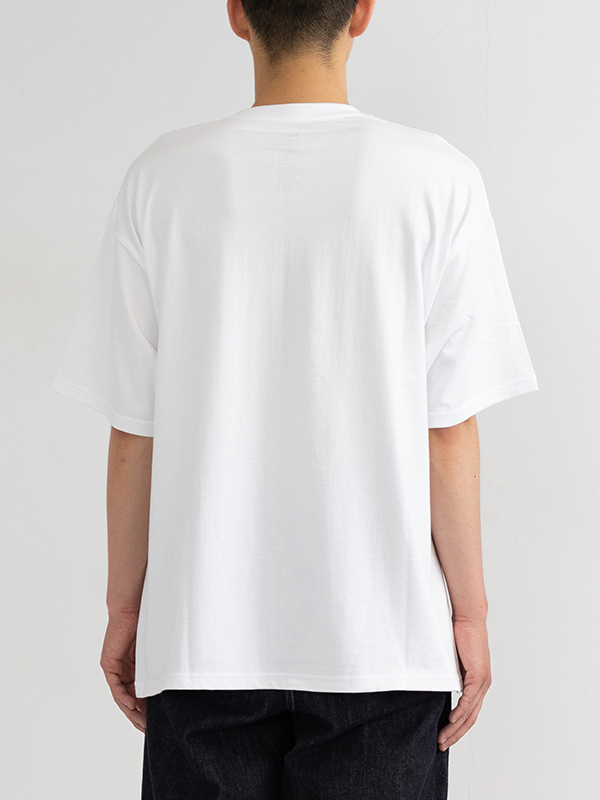 Graphpaper S/S Oversized PocketTee F 黒白 Graphpaper (グラフペーパー) S/S Oversized Pocket Tee
