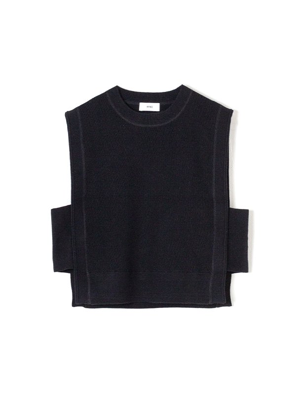 ライトブラウン/ブラック ❤️最終価格❤️新品❤️HYKE❤️KNIT