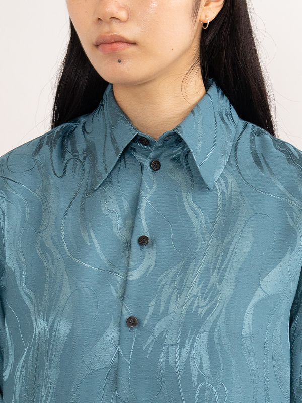 Jacquard shirt-ジャガードシャツ-KANAKO SAKAI（カナコサカイ）通販 