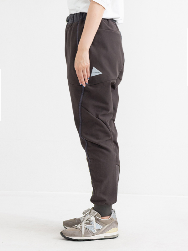 Light fleece pants-ライトフリースパンツ-and wander(アンドワンダー