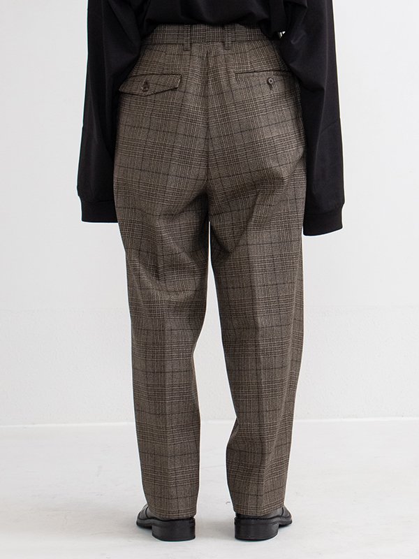 stein wide tapered trousers/ワイドテーパード 誠実 sandorobotics.com