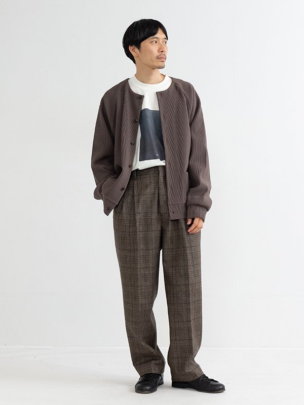 EX WIDE TAPERED TROUSERS-ワイドテーパードトラウザー-stein