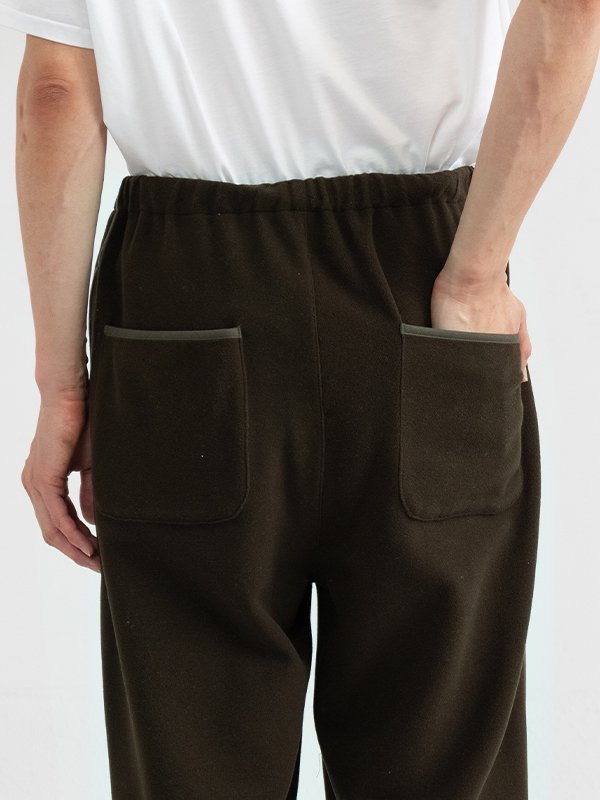 【stein】Fleece Wide Easy Trousers