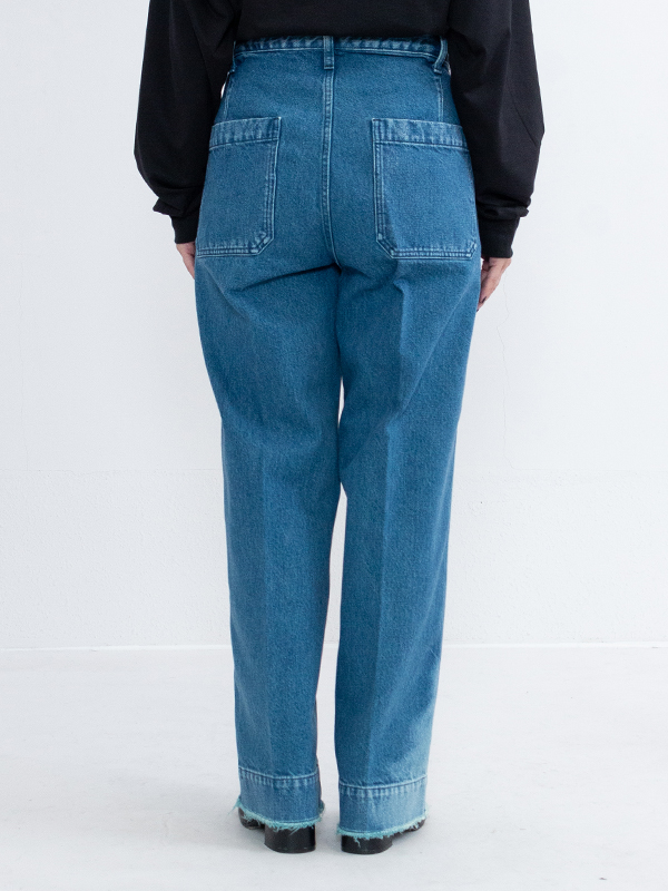 ひし型 TANAKA タナカ 23ss THE WIDE JEAN TROUSERS - crumiller.com