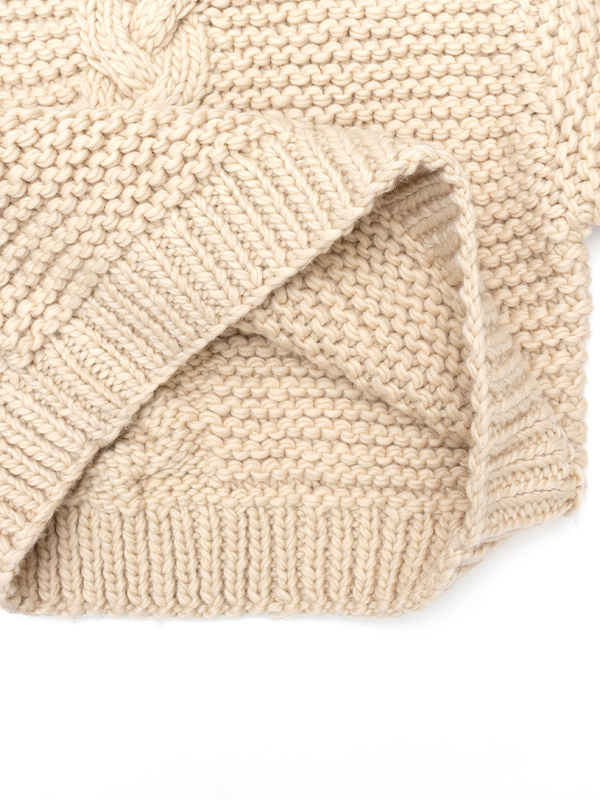 CABLE-KNIT SWEATER-ケーブルニットセーター-HYKE(ハイク)通販| st company
