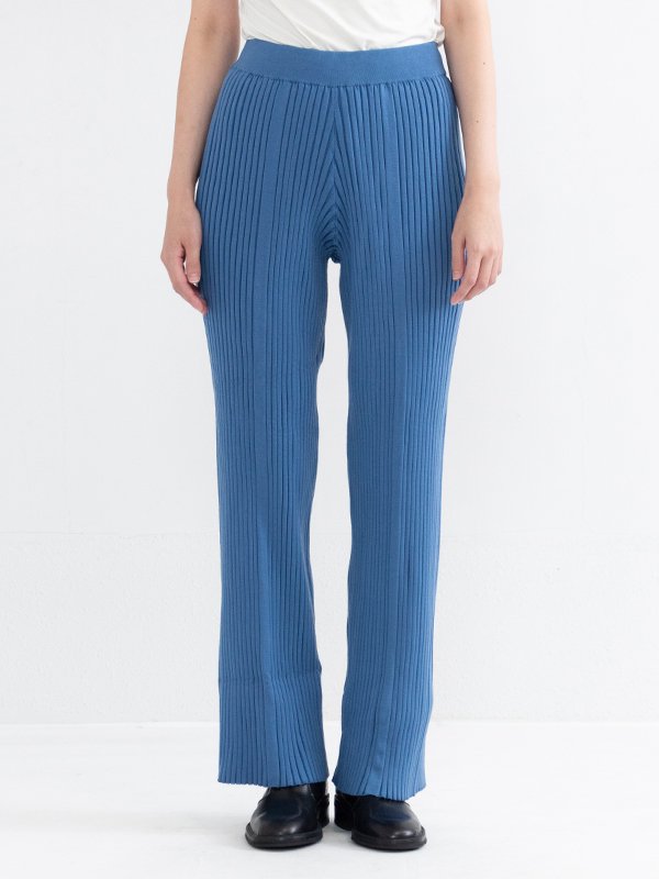 HYKE WIDE RIBBED PANTS リブニットパンツ ランキング第1位 odessa