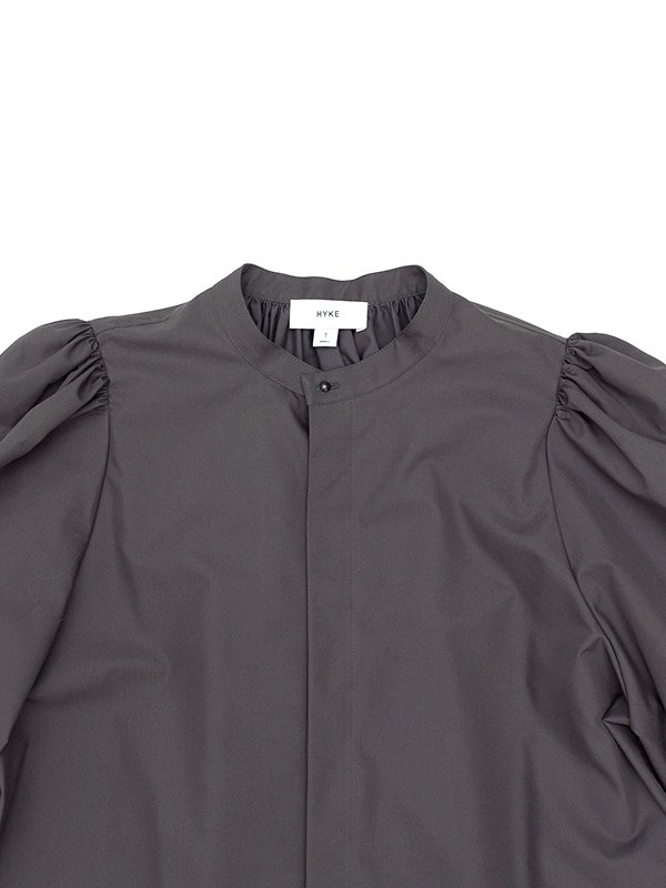 T/C BALLOON SLLEVE SHIRT-バルーンスリーブシャツ-HYKE（ハイク）通販 