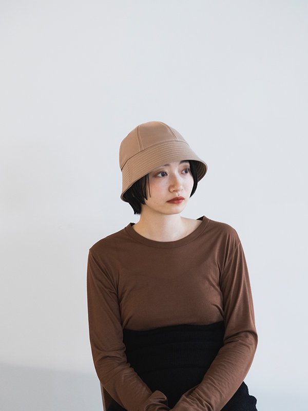 Apple leather sailor hat-アップルレザーセイラーハット-KIJIMA 