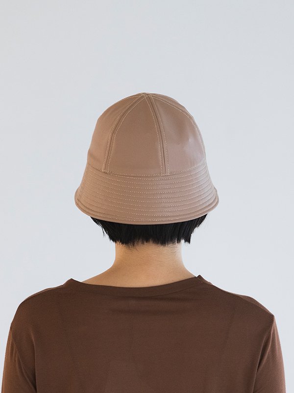 Apple leather sailor hat-アップルレザーセイラーハット-KIJIMA