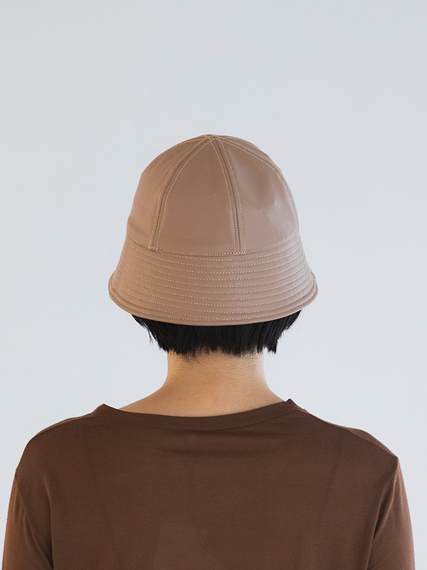 Apple leather sailor hat-アップルレザーセイラーハット-KIJIMA 