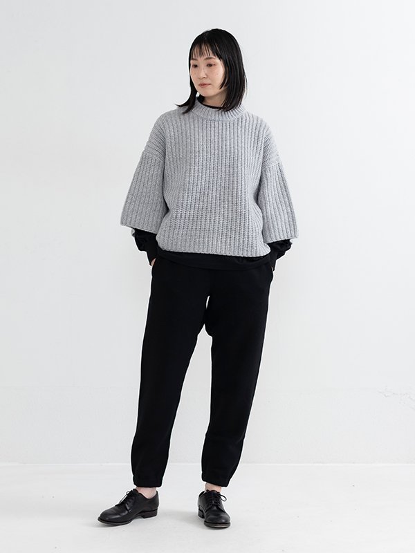 RIBBED CROPPED TOP-リブクロップトップ-HYKE（ハイク）通販| st company