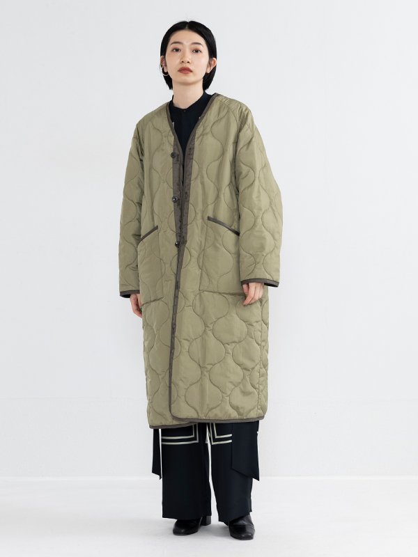 HYKE(ハイク)】QUILTED LINER COAT キルティングコート centrorenovo