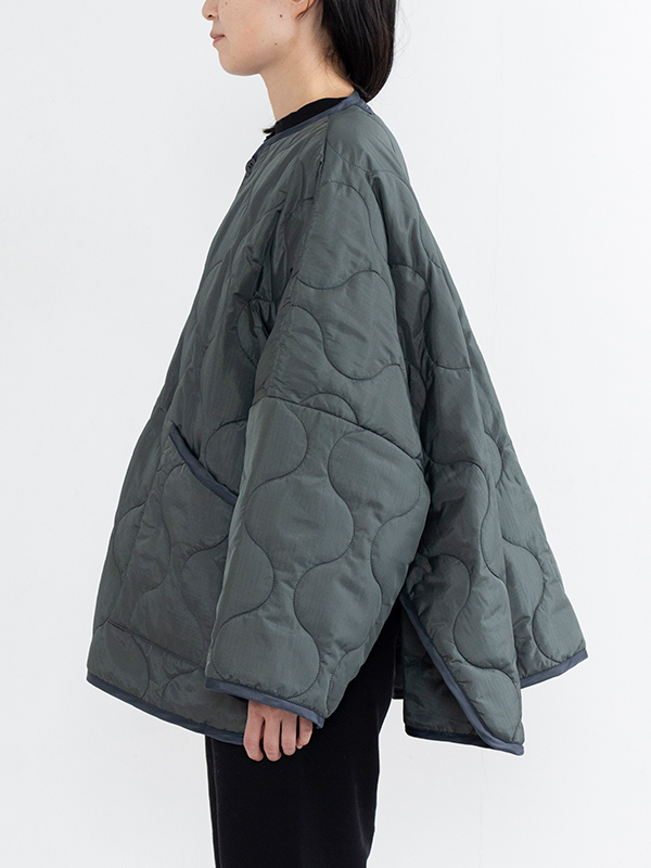 HYKE QUILTED LINER BIG JACKETミリタリージャケット