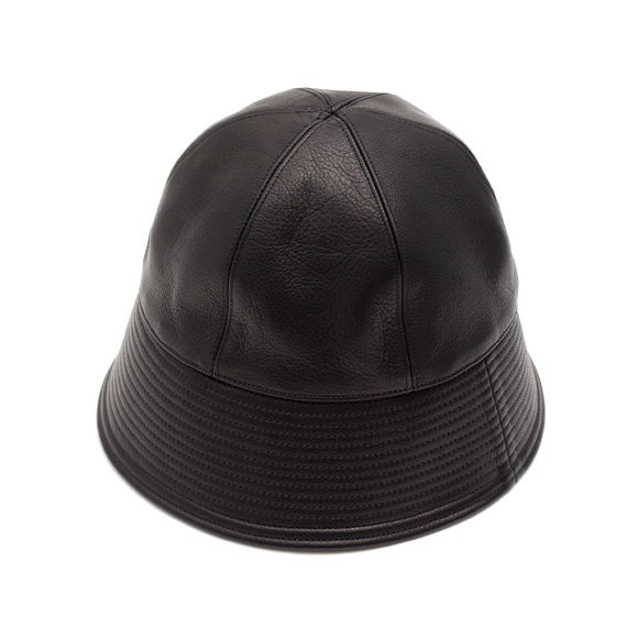 KIJIMA TAKAYUKI COW LEATHER SAILOR HAT-