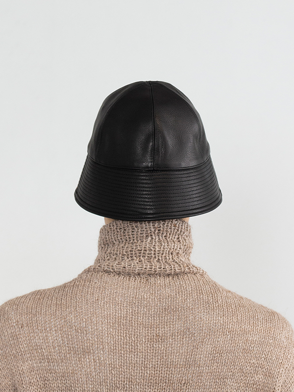 Cow leather sailor hat-カウレザーセーラーハット-KIJIMA TAKAYUKI ...