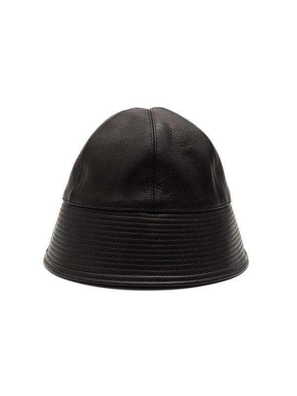 KIJIMA TAKAYUKI COW LEATHER SAILOR HAT-