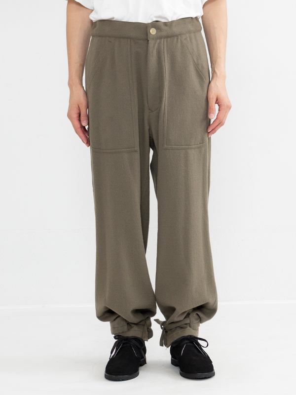 UNISEX S/M SEEALL BELTED CROPPED PANTS 未使用タグ付き 44