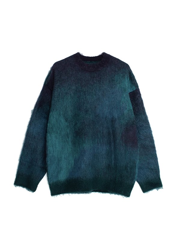 Oversized gradation mohair ls-オーバーサイズグラデーションモヘヤロングスリーブ-stein（シュタイン）通販|  stcompany