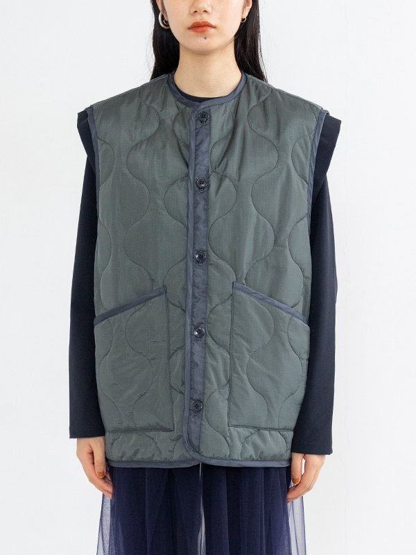 QUILTED VEST-キルトベスト-HYKE（ハイク）通販| st company