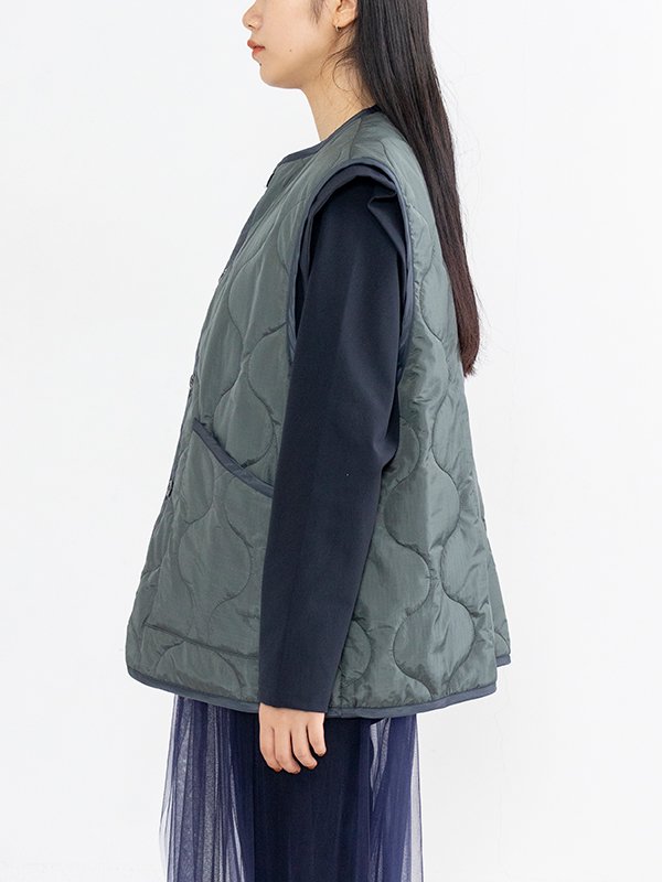 保存版】 HYKE QUILTED VEST ハイク キルティング ベスト