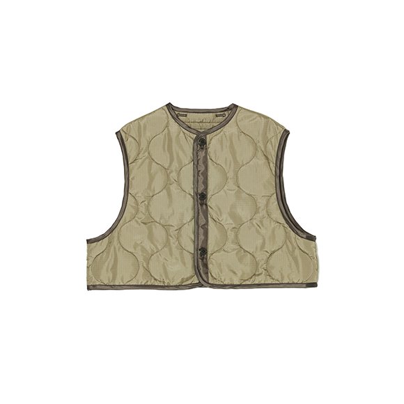 quilted vest with sleeves