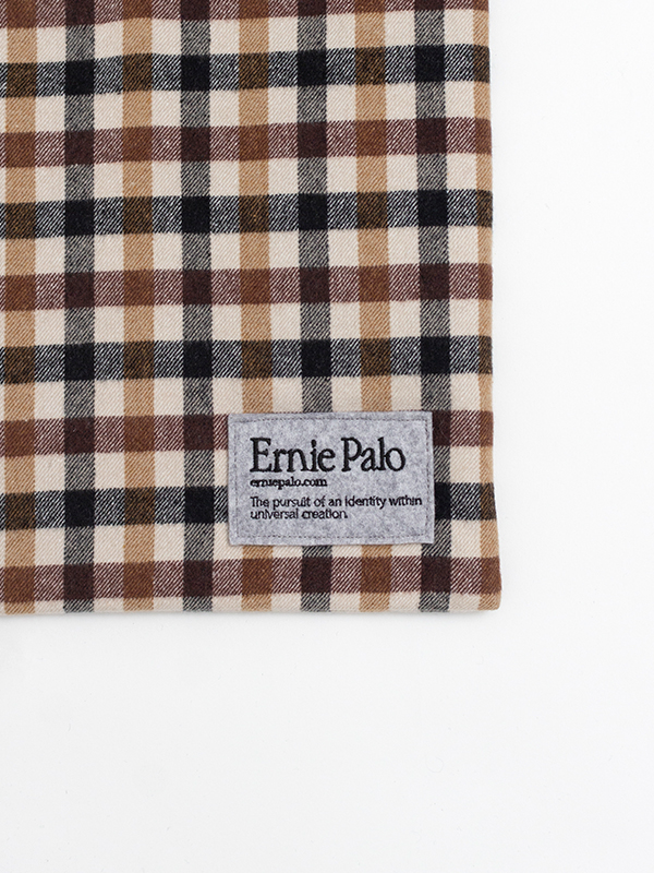 Ernie Palo 21aw Padded Check Muffler - マフラー