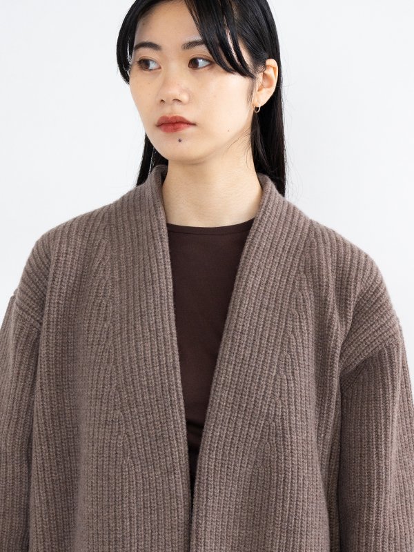 Cashmere wool cardigan-カシミヤウールカーディガン-ATON（エイトン）通販| st company