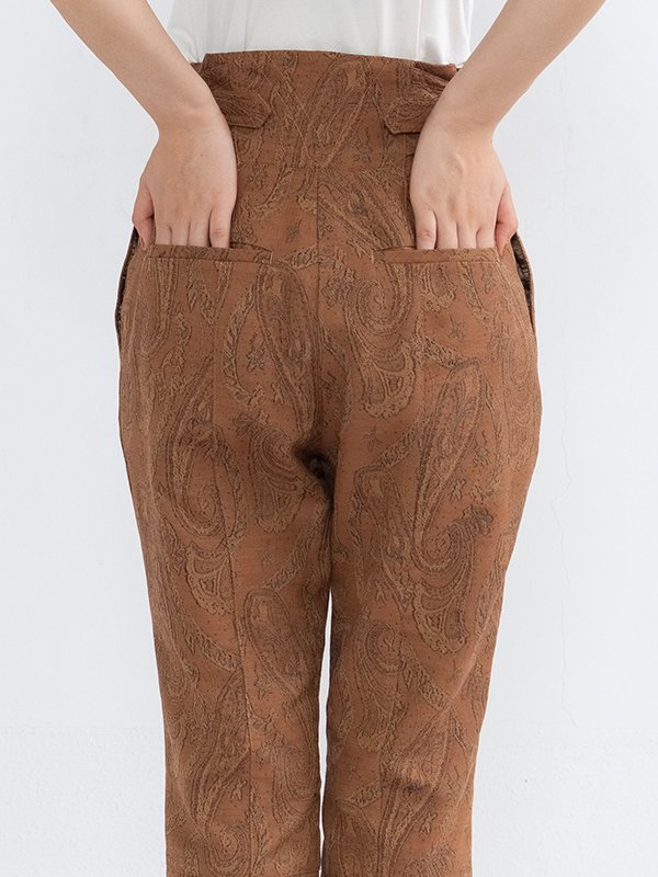 AKIKOAOKI 23ss animalistic trousers 01-