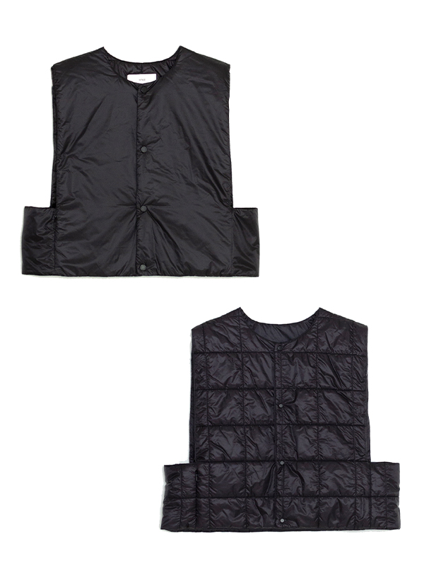 シンプルでおしゃれ 【HYKE(ハイク)】 QUILTED CROPPED VEST - 通販