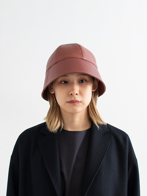 KIJIMA TAKAYUKI BUCKET HAT SHEEP LEATHERハット - ハット