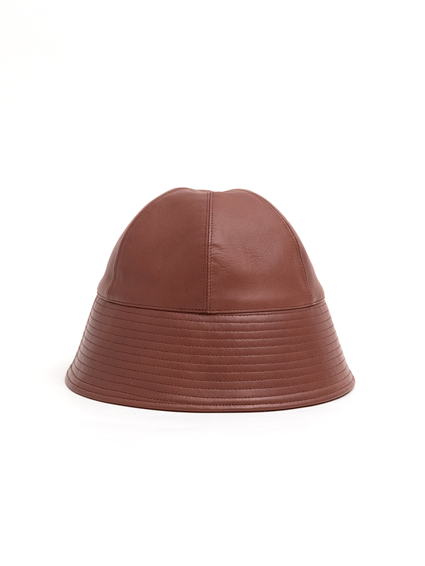 テレビで話題】 帽子 KIJIMA TAKAYUKI BUCKET HAT SHEEP LEATHER 帽子